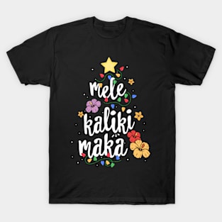 Mele Kalikimaka Christmas Tree T-Shirt